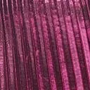 Vintage Metallic Magenta Pleated Caftan