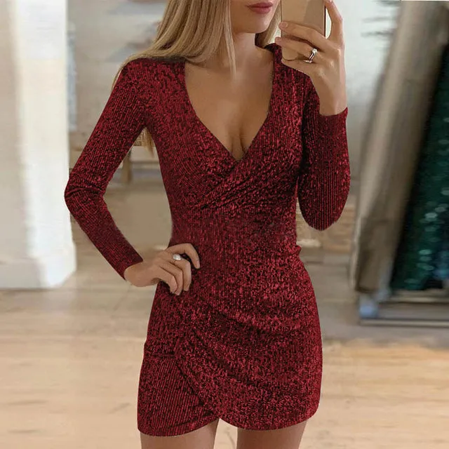 Glam Sequin Mini Dress