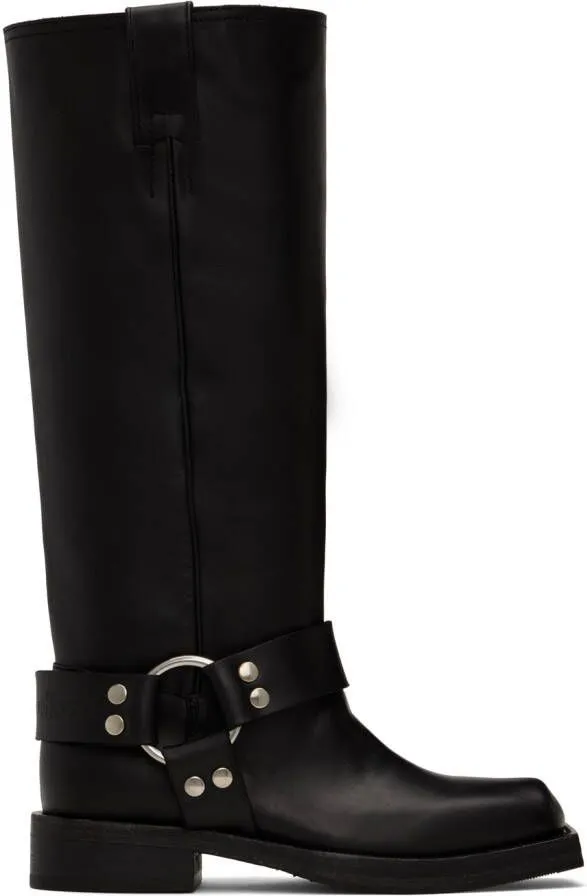 Black Buckle Boots Acne Studios