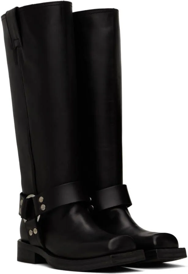 Black Buckle Boots Acne Studios