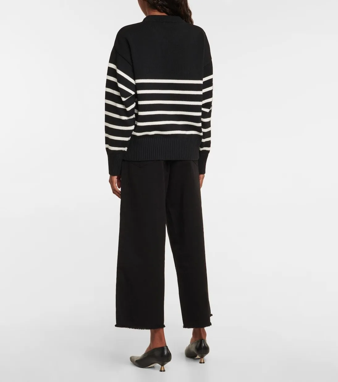 Unisex Wool Long Sleeves with Stripes from AMI PARIS