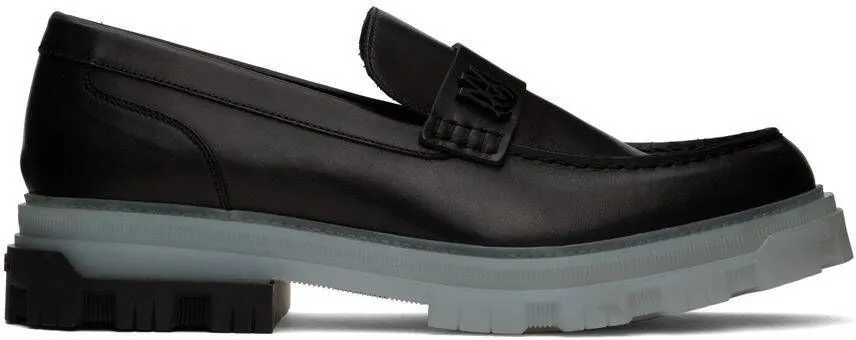 AMIRI Black Military Slip-On Loafers