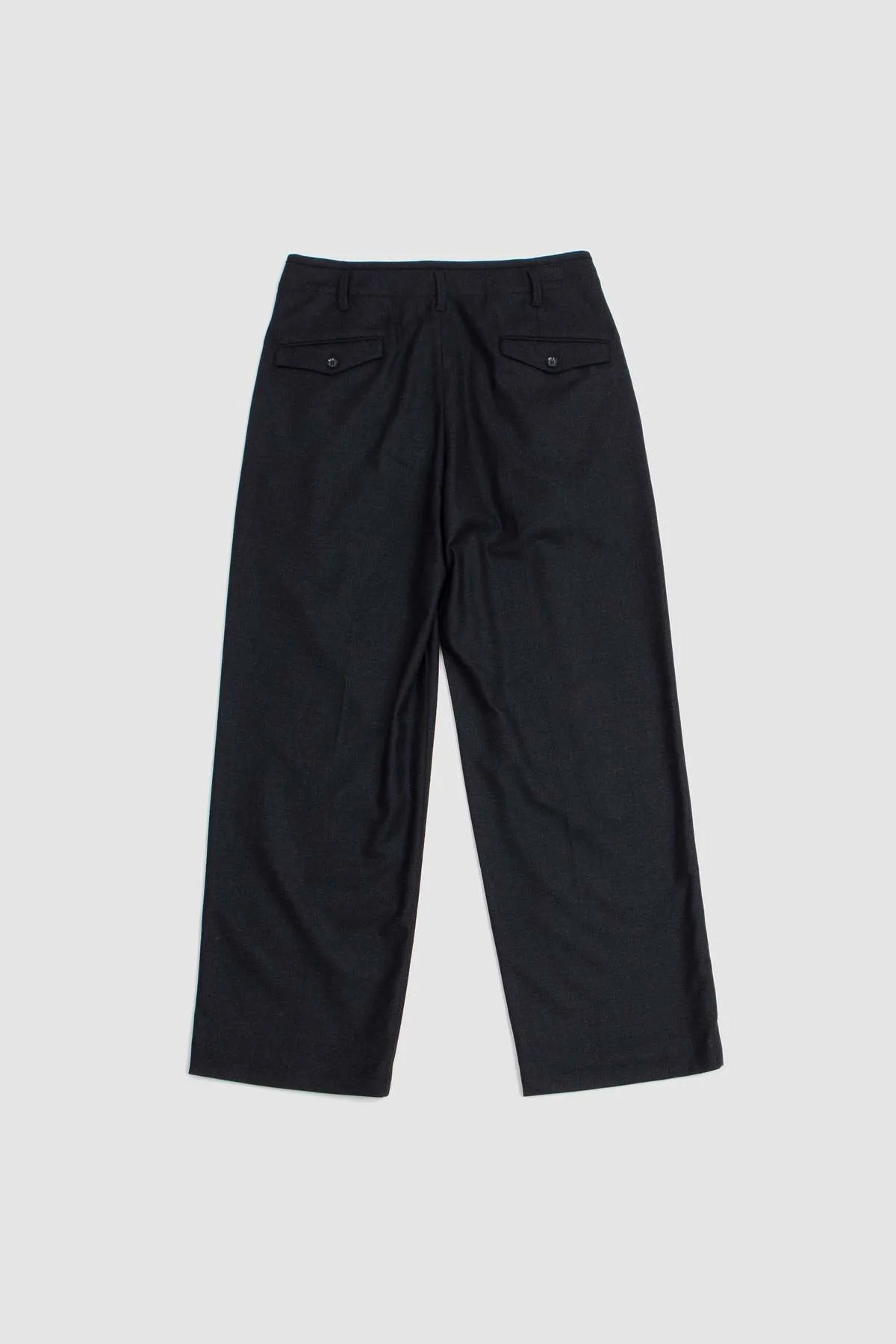 Anthracite Grey Pleated Pants