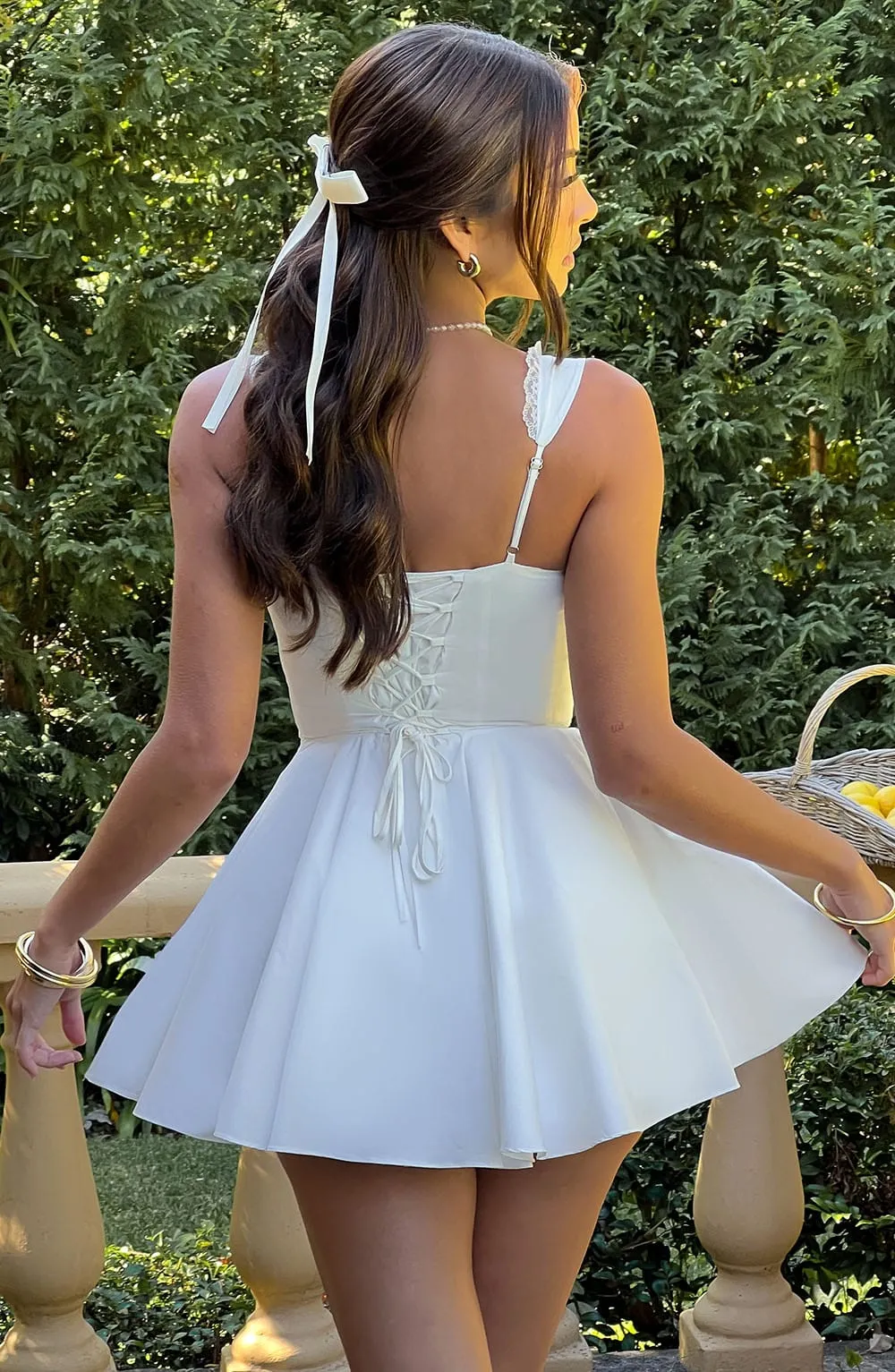 Ivory Antonella Mini Dress