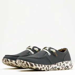 Ariat Women's Charcoal Leopard Hilo