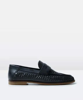 Ceduna Black Slip On Loafers