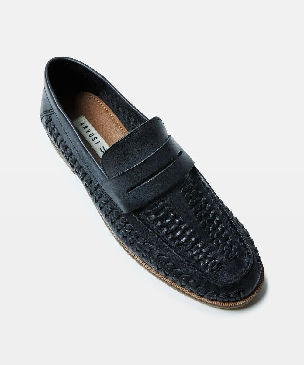 Ceduna Black Slip On Loafers