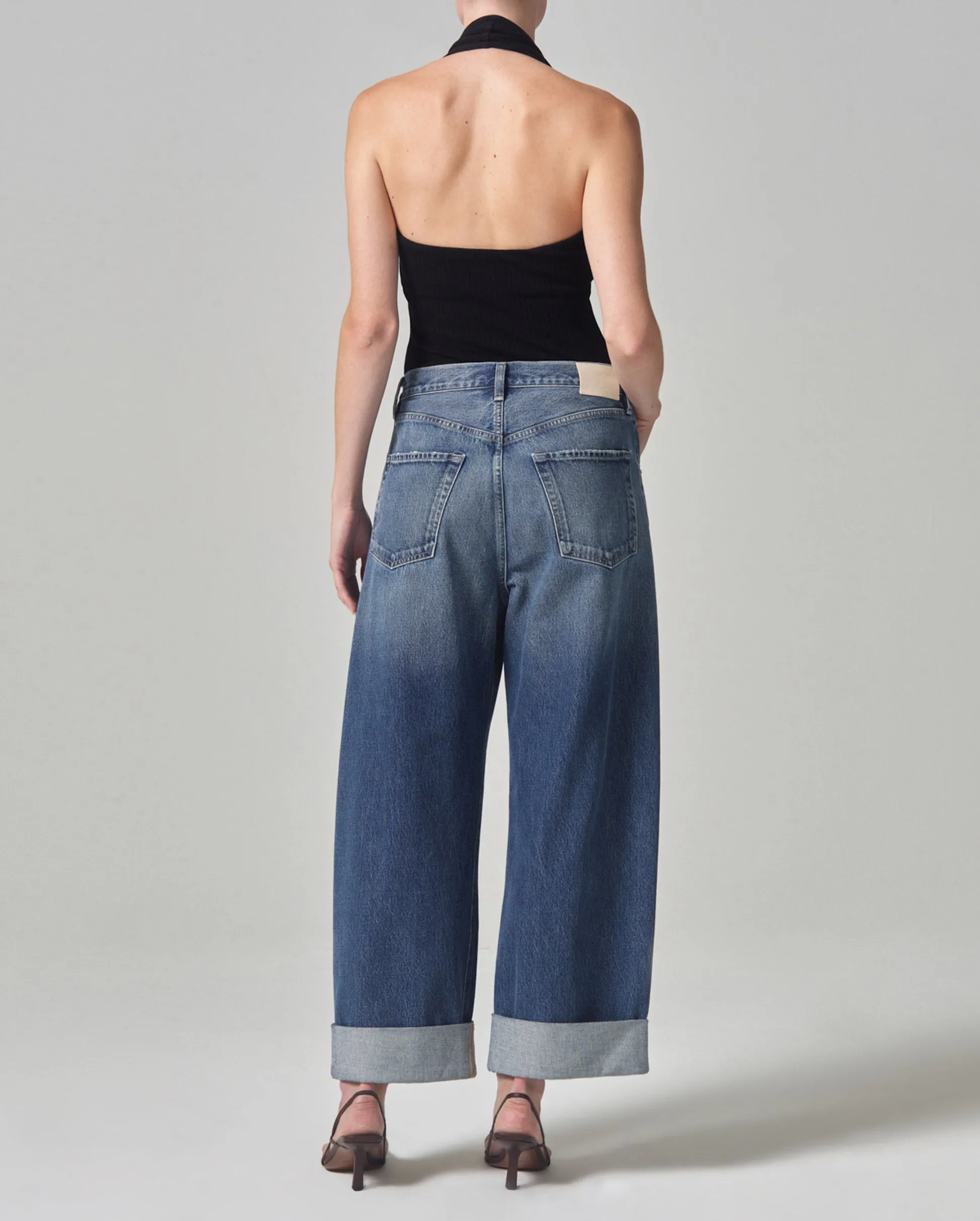 Baggy Cuffed Crop Top named BRIELLE from AYLA