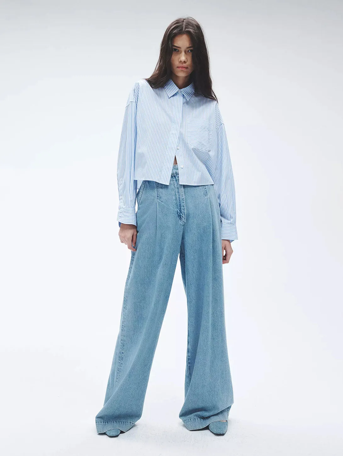 Billie Pleated Lightweight Trousers