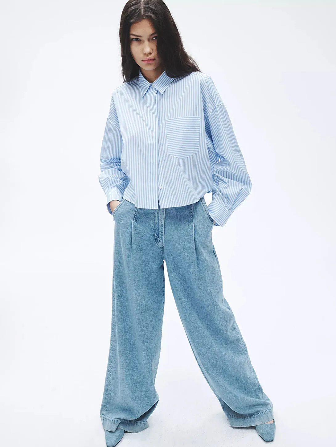 Billie Pleated Lightweight Trousers