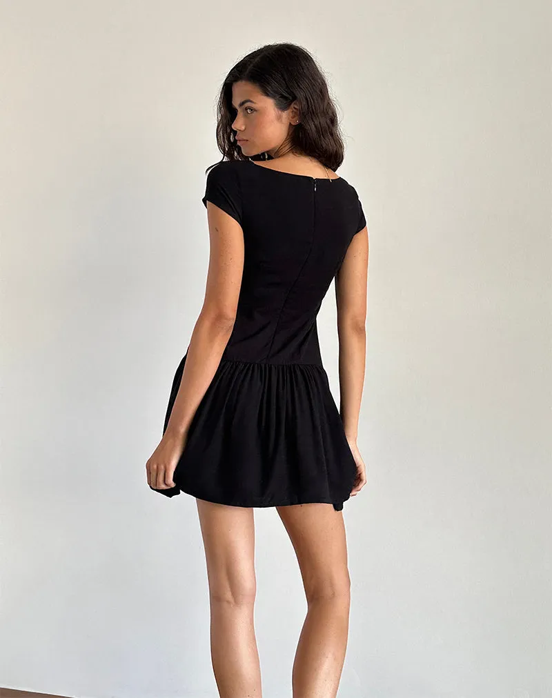 Black Ohayo Mini Dress