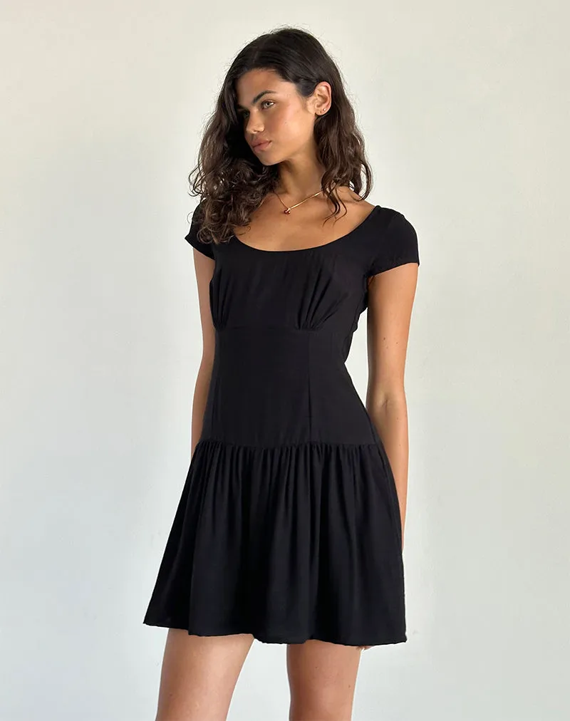 Black Ohayo Mini Dress