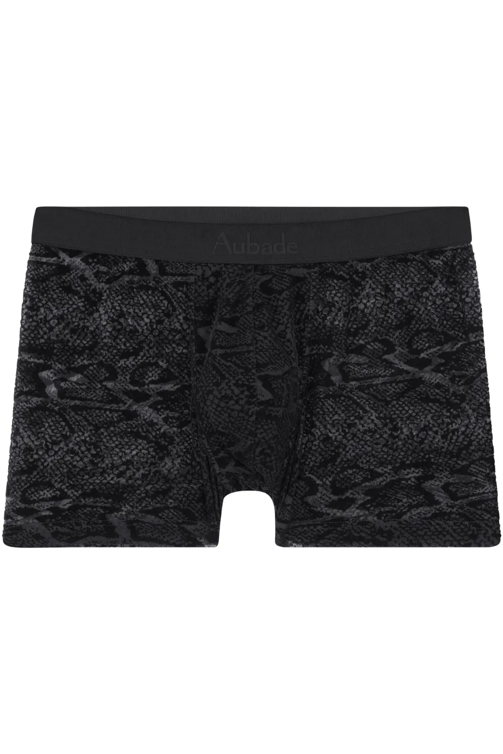 Black Python Boxer for Men