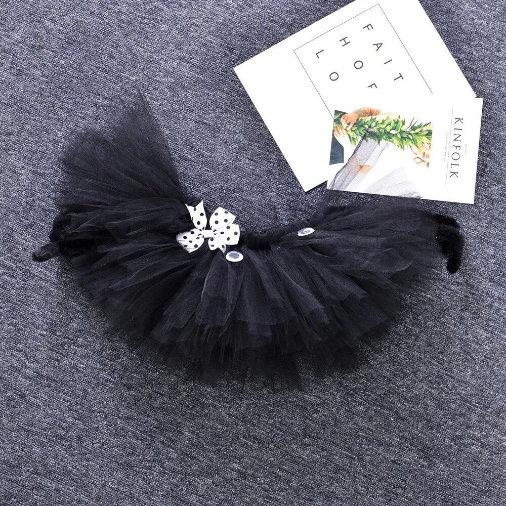 Spider Tutu Skirt Outfit for Girls - Halloween Costume