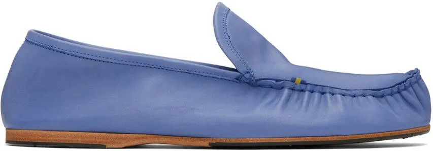 Blue Slip-On Loafers by Acne Studios