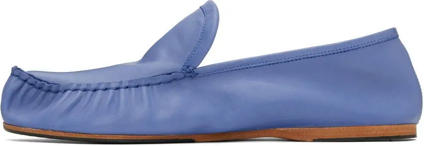 Blue Slip-On Loafers by Acne Studios