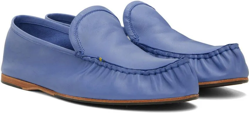 Blue Slip-On Loafers by Acne Studios