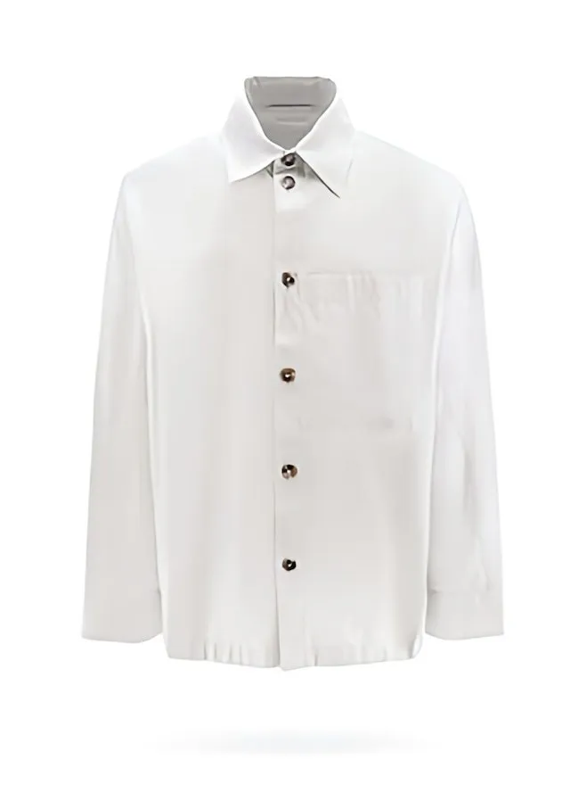 BOTTEGA VENETA | Silk Street Style Long Sleeve Plain Cotton Shirts