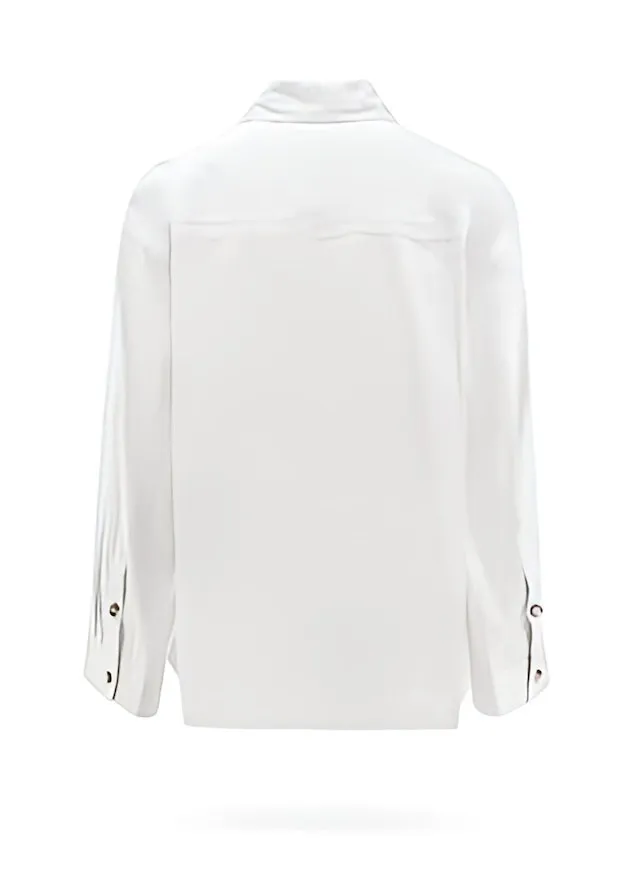 BOTTEGA VENETA | Silk Street Style Long Sleeve Plain Cotton Shirts