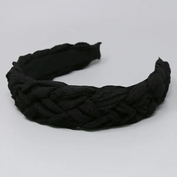 Braided Pleated Fabric Headband