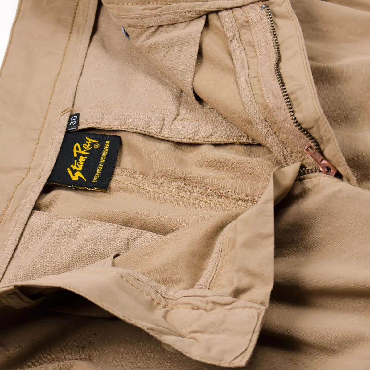 Stan Ray Pleated Chino Break Sand