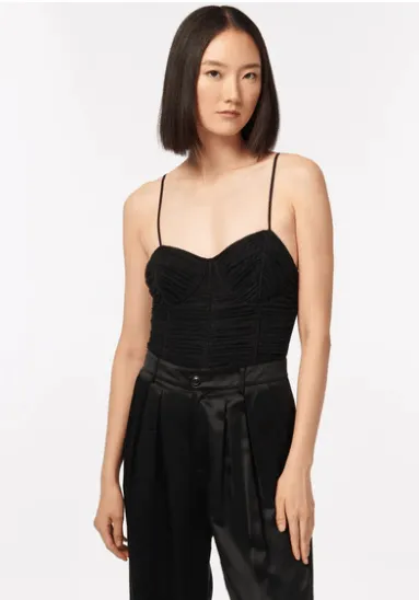 Cami NYC Nicole Bodysuit in Black