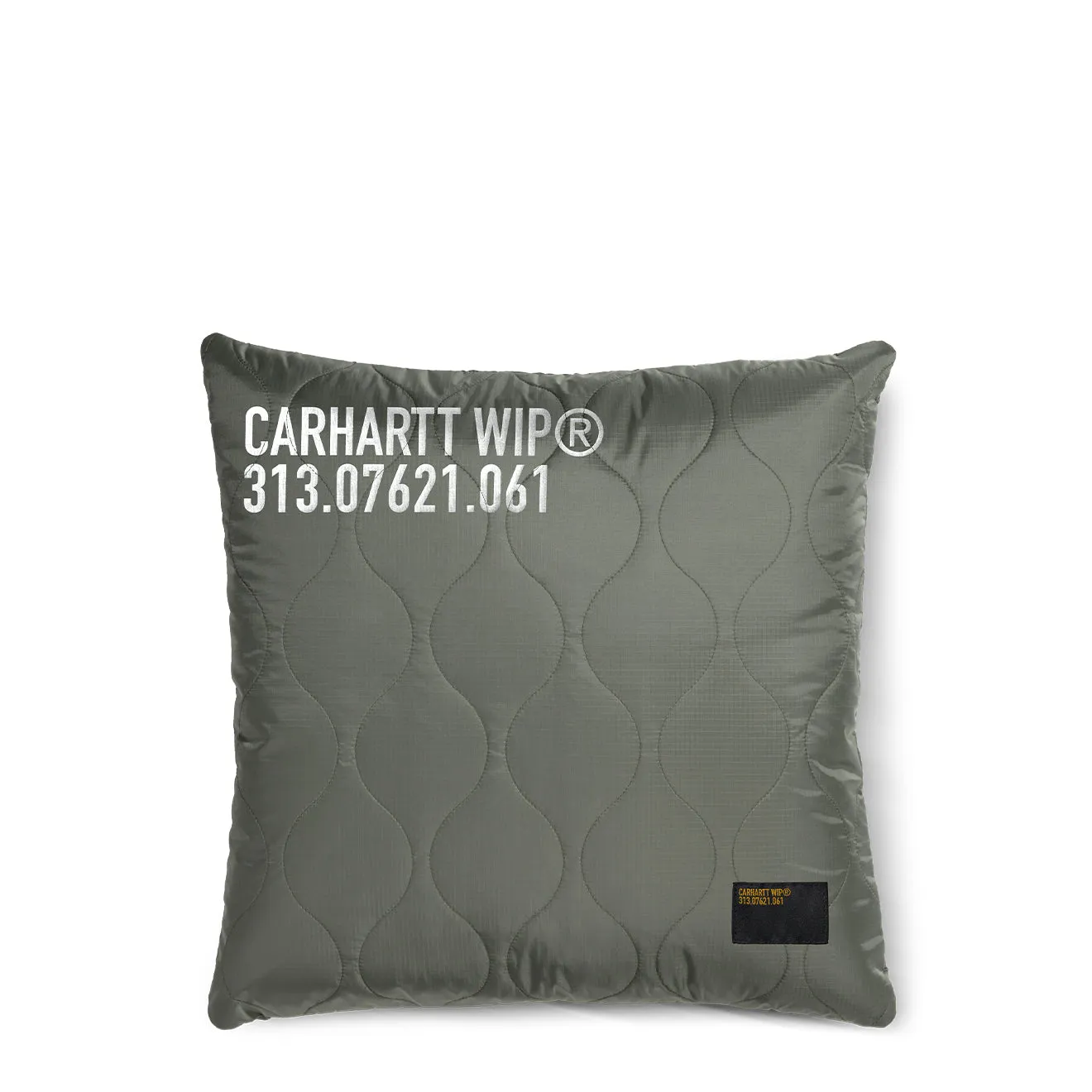 Carhartt WIP Tour Smoke Green Quilted Pillow