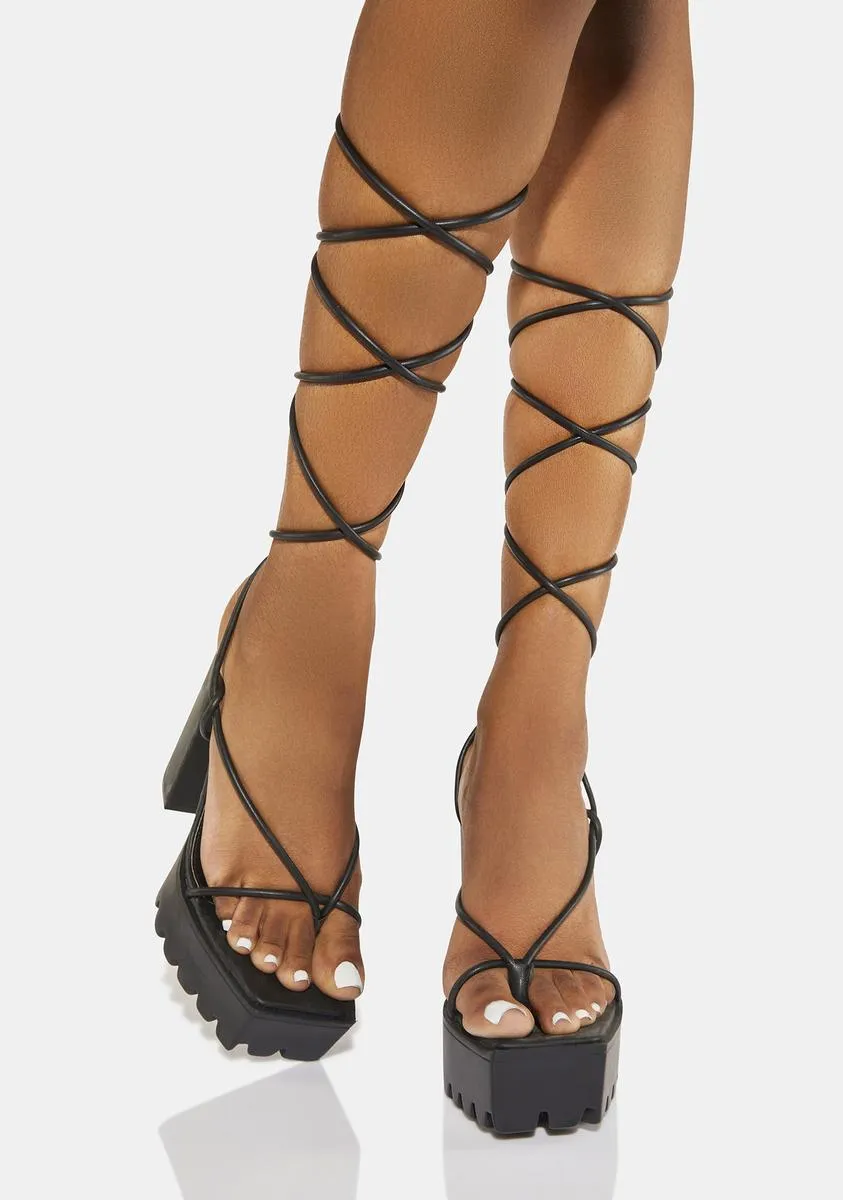 Certified Lace Up Heels