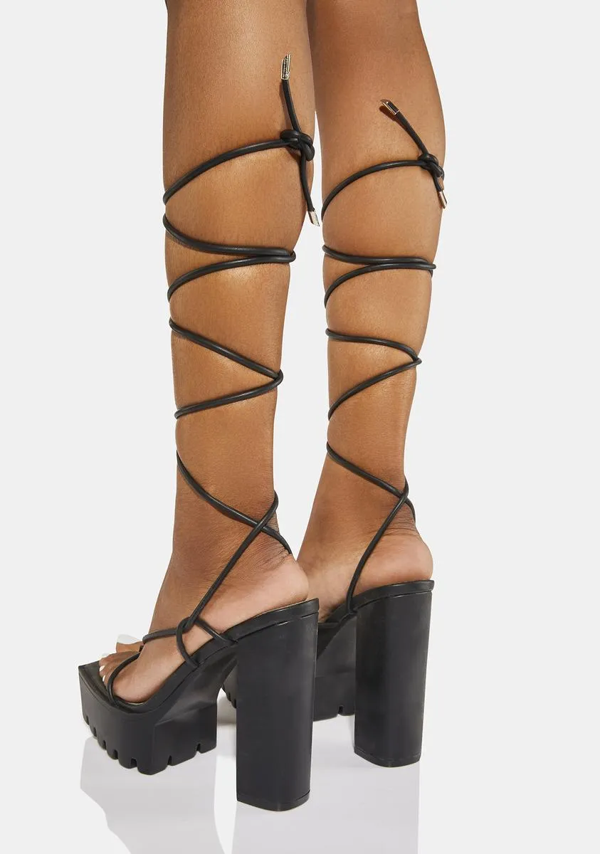 Certified Lace Up Heels