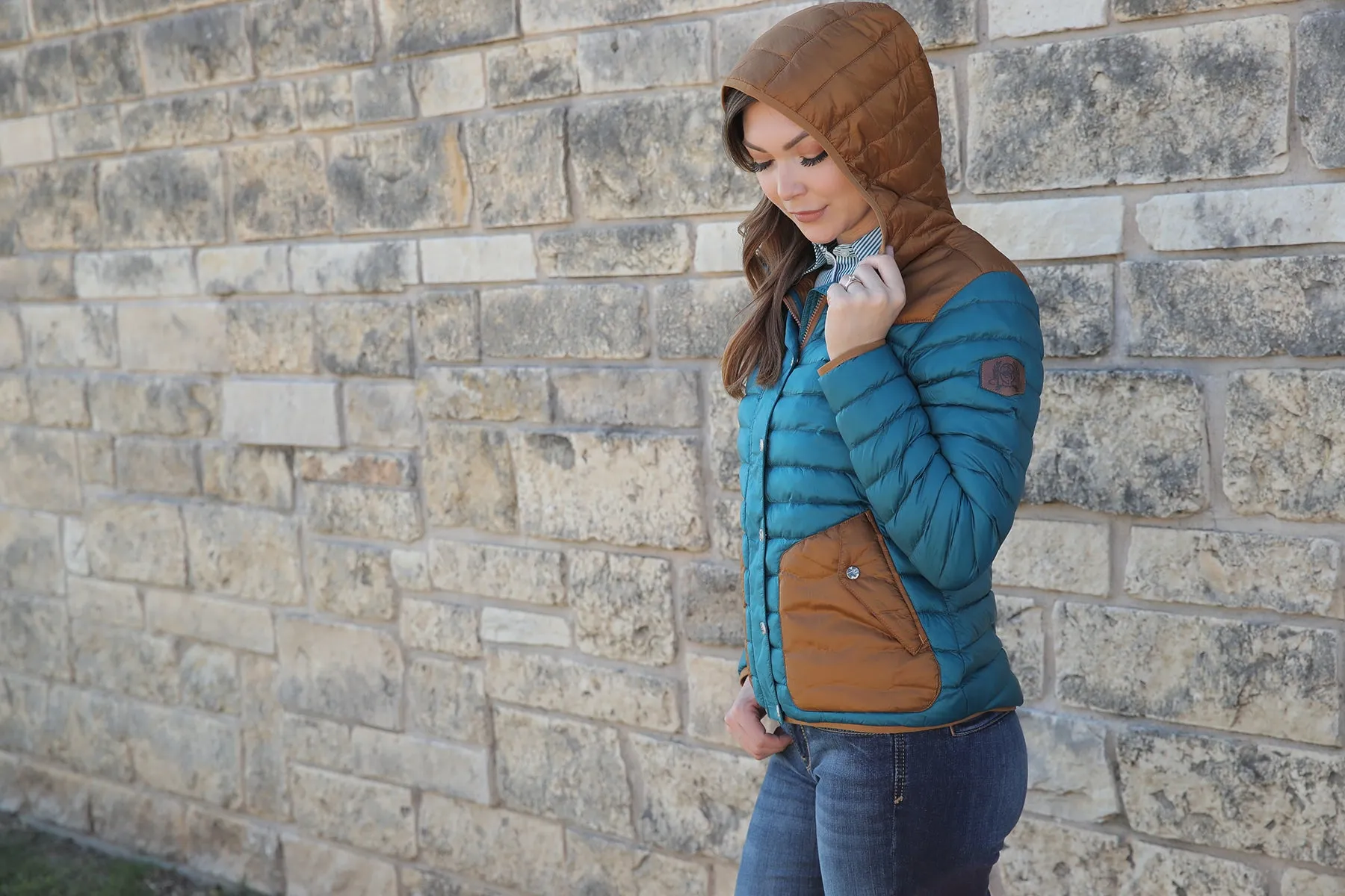 Cinch Women's Teal Jacket