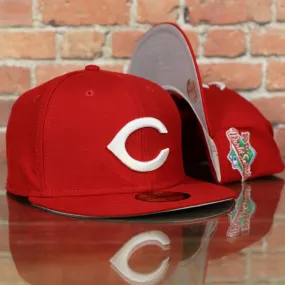 Cincinnati Reds Fitted Cap with World Series Side Patch