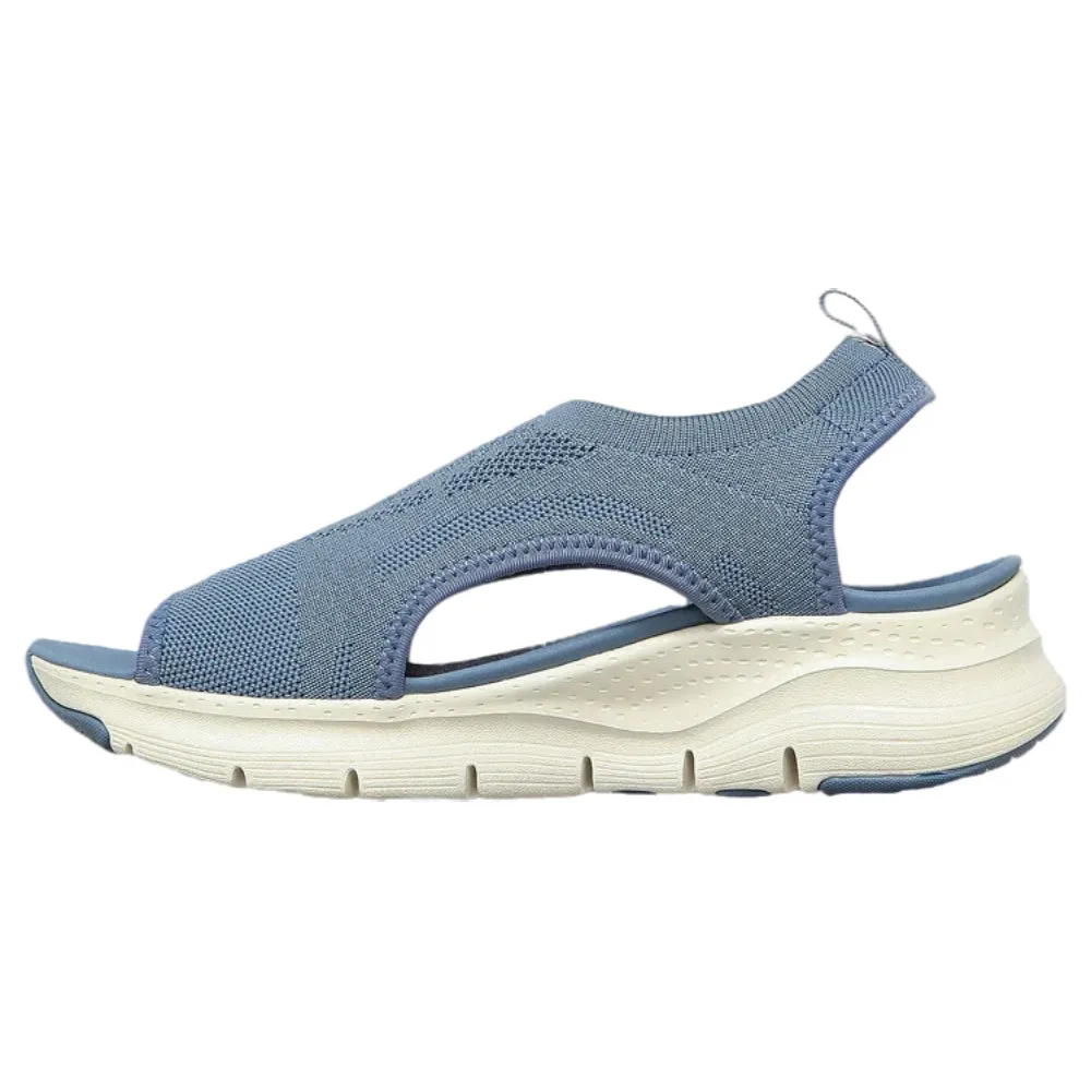 SKECHERS Arch Fit City Catch Sandal in Slate