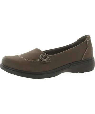 Women's Nubuck Slip-On Loafers by Clarks Carleigh Lulin