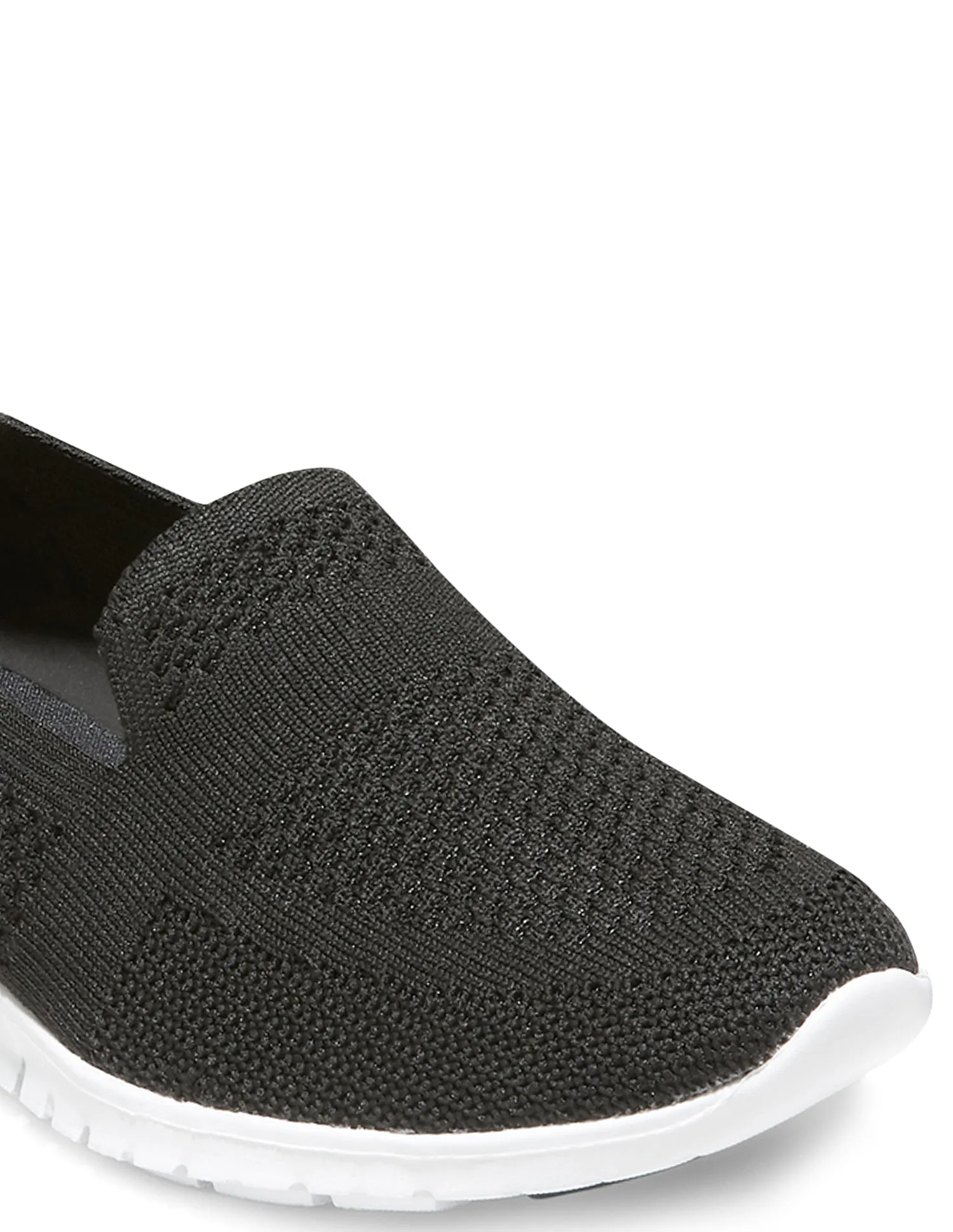 Cole Haan Women Black Zerøgrand Stitchlite Slip-On Loafers