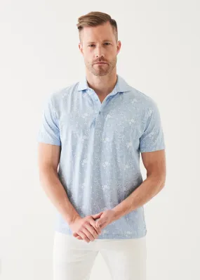 PIMA COTTON STRETCH PRINTED POLO