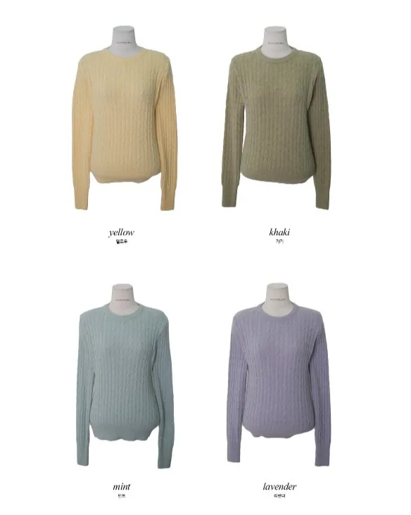 Shopperland Women's Wool Nylon Top - Crew Neck, Long Sleeves, Medium, V-neck & Crew Neck Options