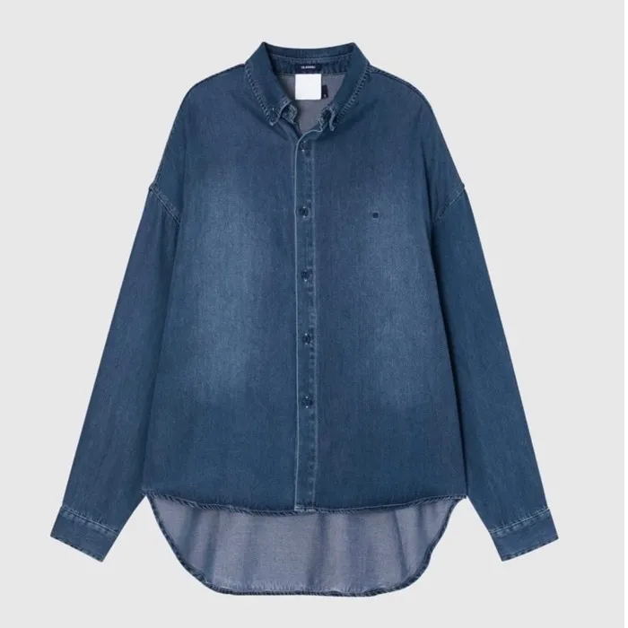 Unisex Denim Street Style Shirt