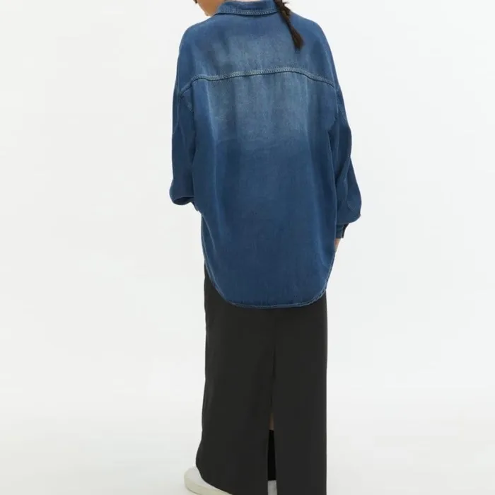 Unisex Denim Street Style Shirt