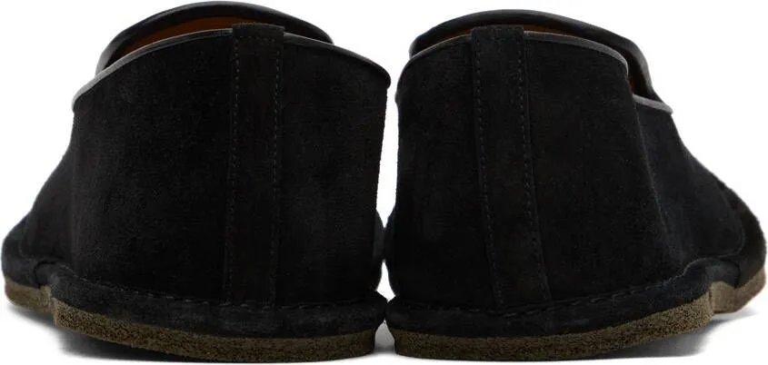 Dries Van Noten Black Slip-On Loafers