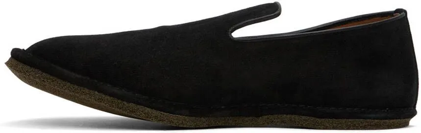 Dries Van Noten Black Slip-On Loafers