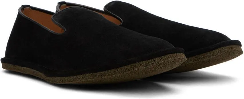 Dries Van Noten Black Slip-On Loafers