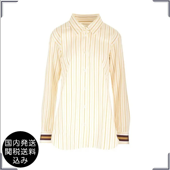 Dries Van Noten Stripes Long Sleeve Cotton Office