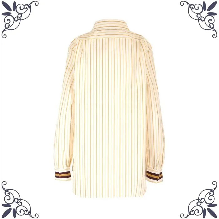 Dries Van Noten Stripes Long Sleeve Cotton Office