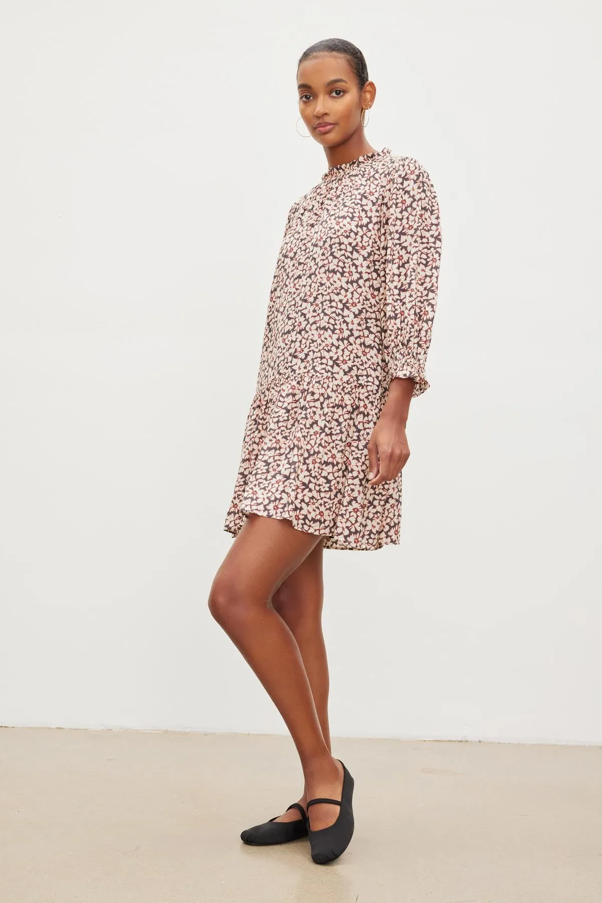 Tiered Printed Gene Dress