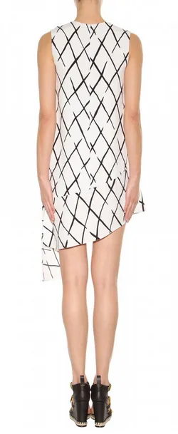 Graphic Frill Dress