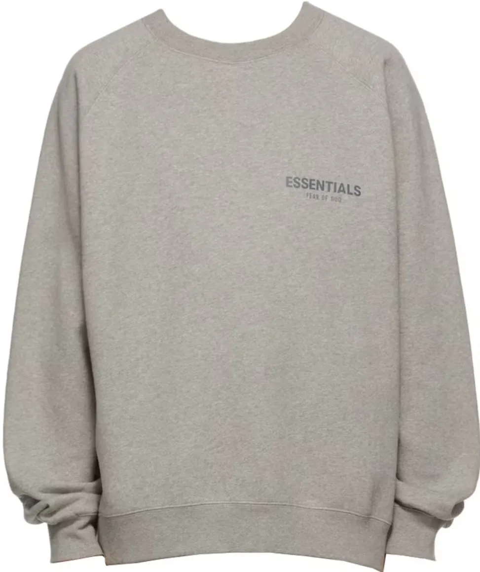 Fear of God Essentials Core Collection Crewneck Dark Heather Oatmeal