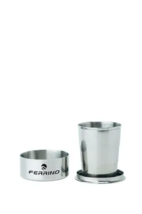 Ferrino Stainless Steel Foldable Cup - Trekking Accessories