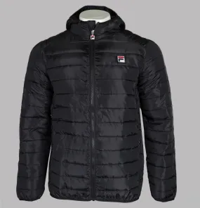 Fila Black Quilted Jacket