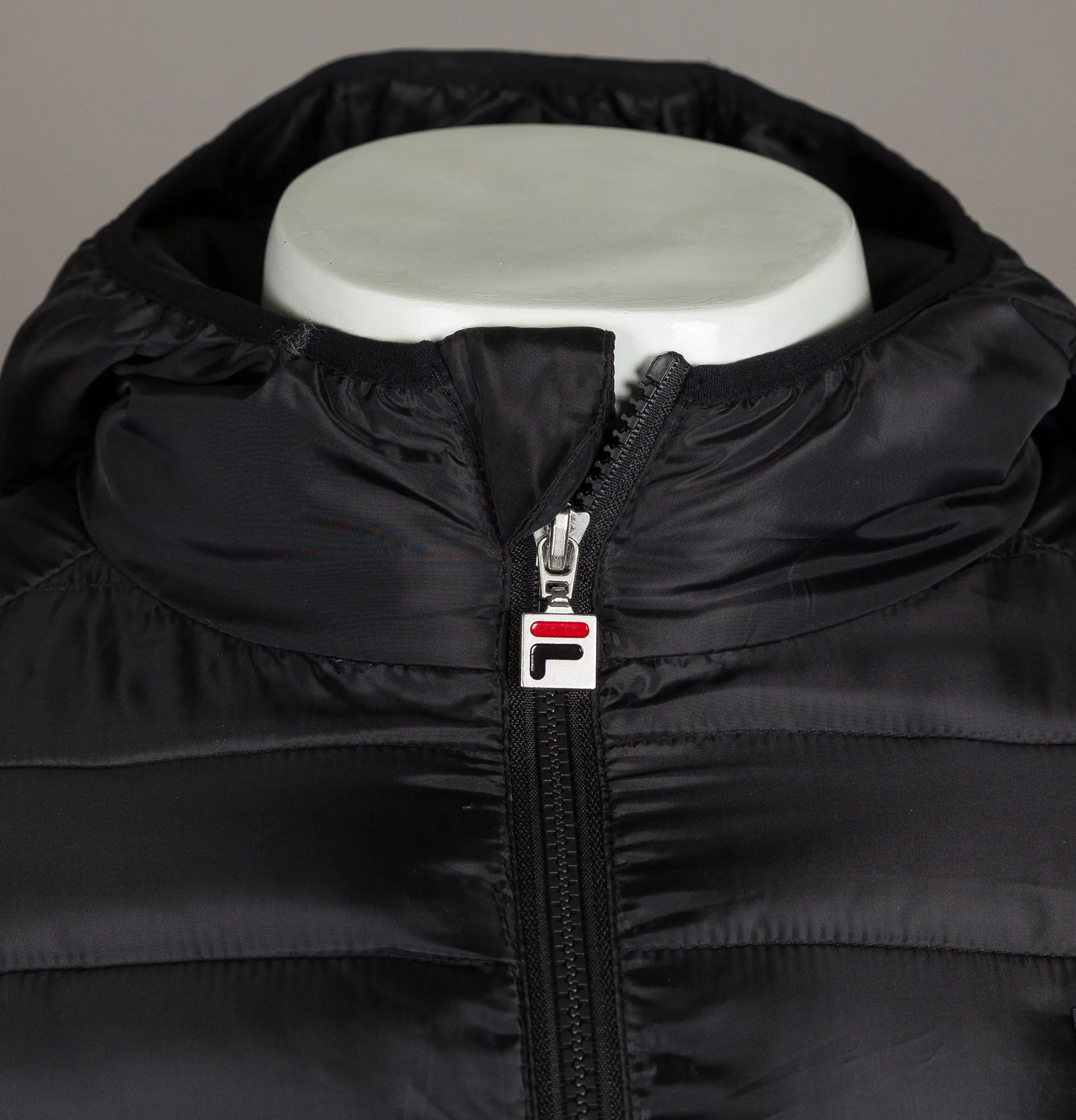 Fila Black Quilted Jacket