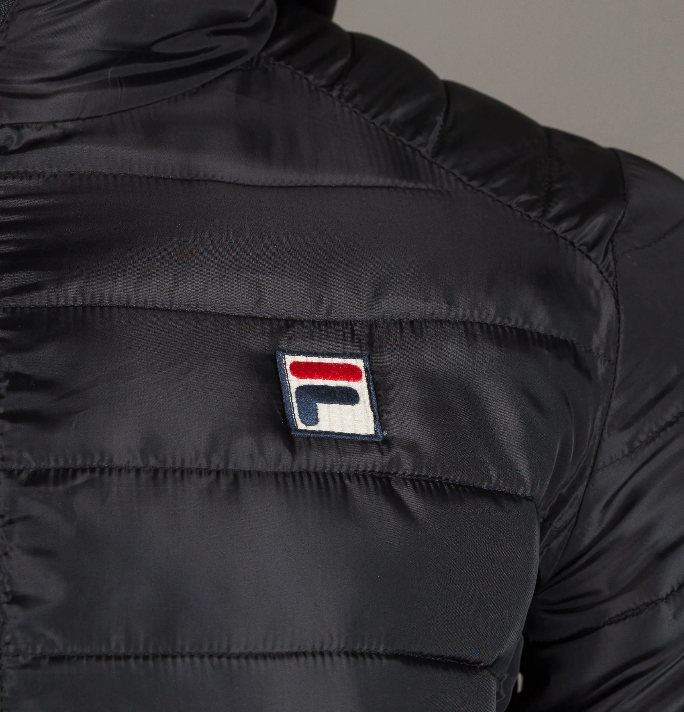 Fila Black Quilted Jacket